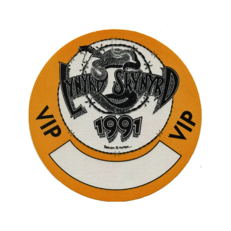 Lynyrd Skynyrd 1991 Concert Tour VIP Backstage Pass