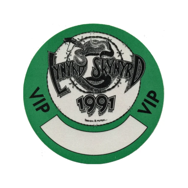 Lynyrd Skynyrd 1991 Concert Tour VIP Backstage Pass