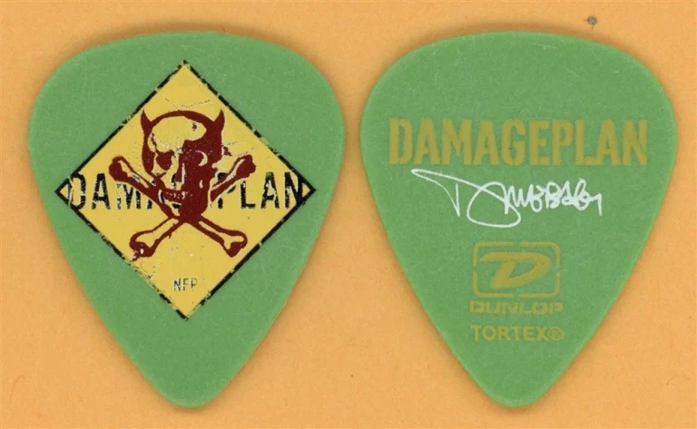 Pantera Damageplan Dimebag Vintage Guitar Pick - 2004 New Found Power Tour