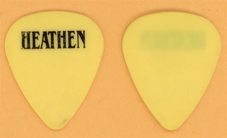 Heathen Lee Atlas Vintage Guitar Pick - 1987 Breaking the Silence Tour