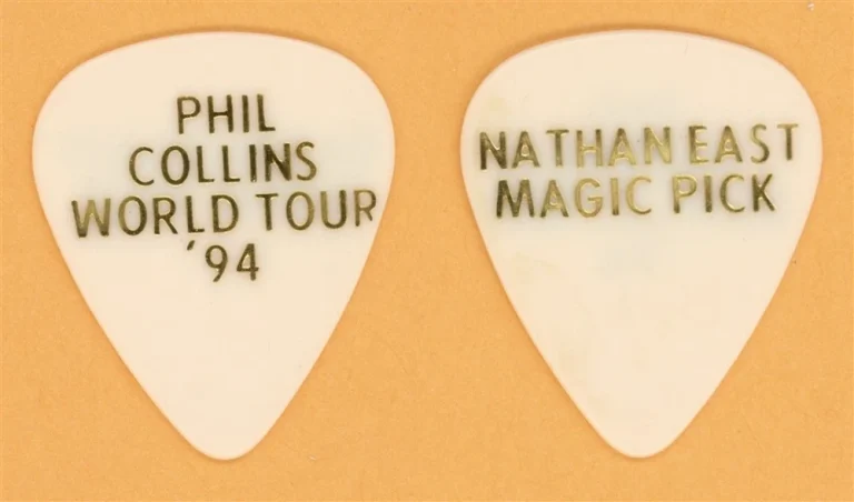 Genesis Phil Collins Nathan East Vintage Guitar Pick - 1994 World Tour