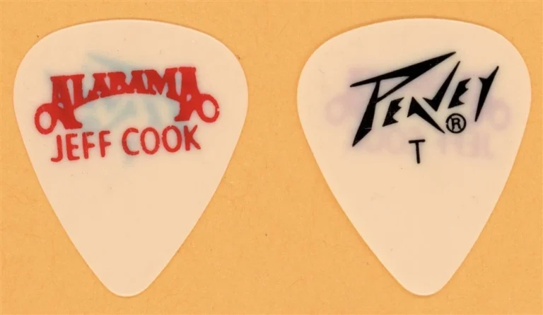 Alabama Jeff Cook Vintage Tour Guitar Pick