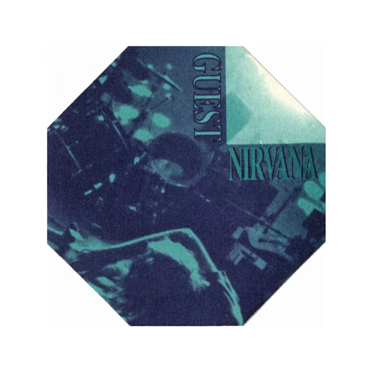 Nirvana 1993 In Utero Concert Tour Guest Backstage Pass