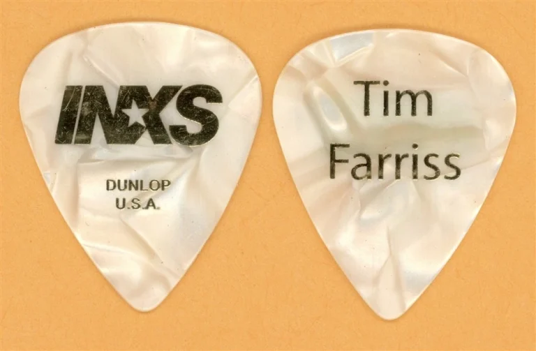 INXS Tim Farriss Vintage Guitar Pick - 2005 Switch Tour