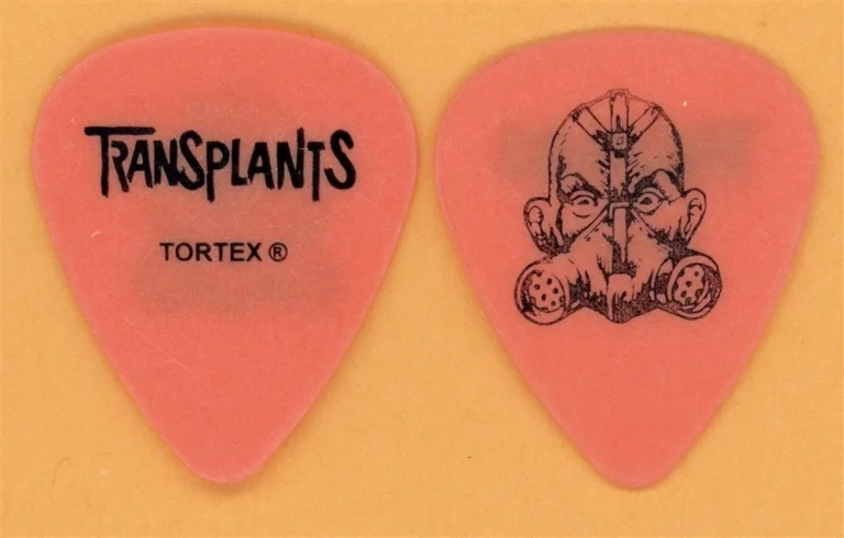 Transplants Rob Aston Blink 182 Vintage Guitar Pick - 2005 Haunted Cities Tour