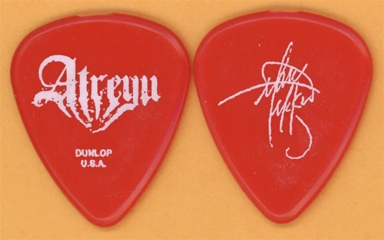 Atreyu Mark McKnight Vintage Guitar Pick - 2006 A Death-Grip On Yesterday Tour