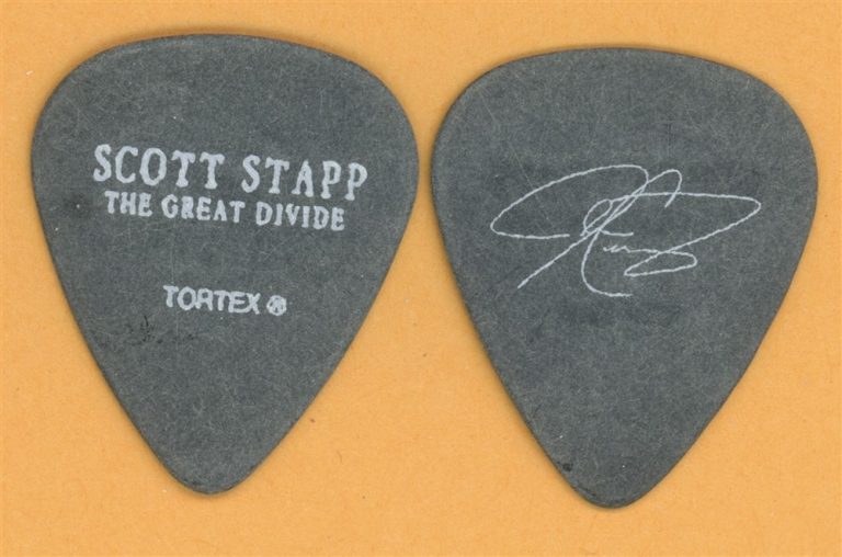 Scott Stapp John Curry Creed Vintage Guitar Pick - 2006 Great Divide Tour