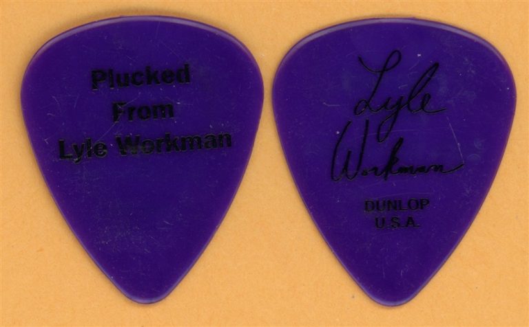 Sting of The Police Lyle Workman Vintage Tour Guitar Pick