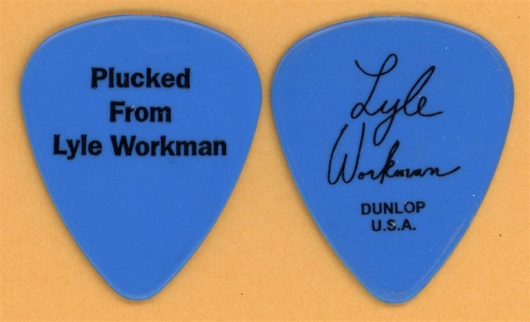 Sting of The Police Lyle Workman Vintage Tour Guitar Pick