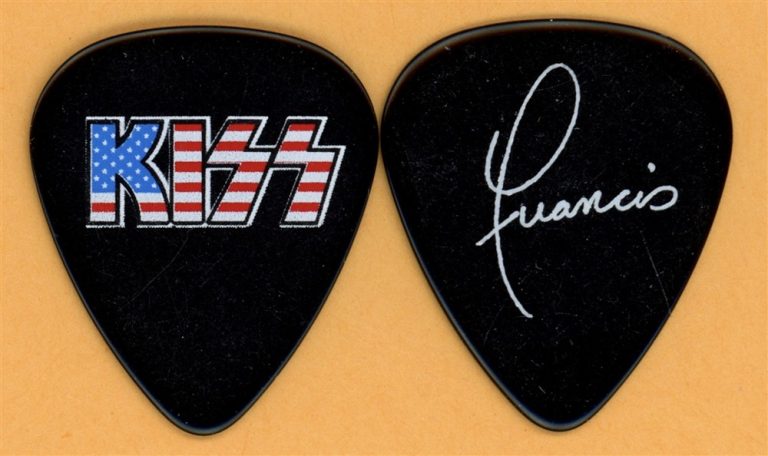 KISS Francis Vintage Guitar Pick - 2008 Alive 35 Tour - Light Blue