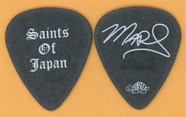 Motley Crue Mick Mars Vintage Guitar Pick - 2008 Saints of Japan Tour