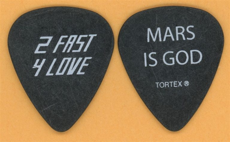 Motley Crue Mick Mars Vintage Guitar Pick - 2009 2 Fast 4 Love Tour