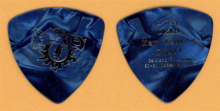 Grateful Dead Bob Weir Vintage Guitar Pick - 2003 New Years Eve Tour
