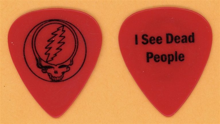 Grateful Dead Bob Weir Vintage Guitar Pick - 2004 I See Dead People Tour