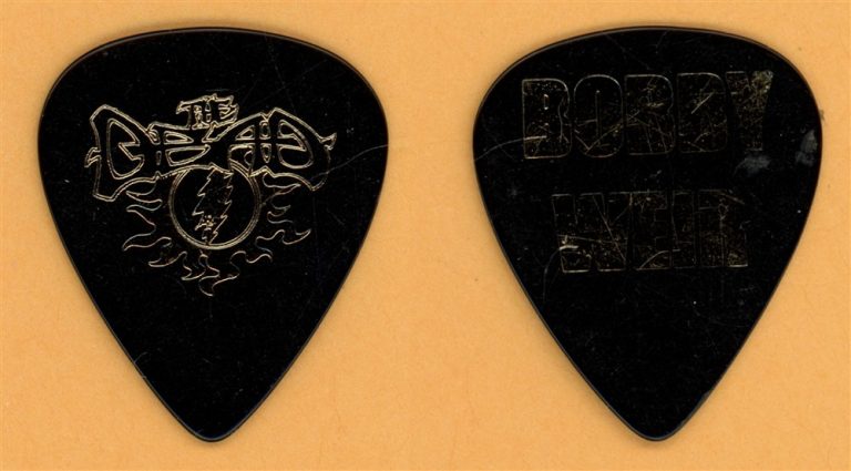 Grateful Dead Bob Weir Vintage Guitar Pick - 2004 Wave That Flag Tour