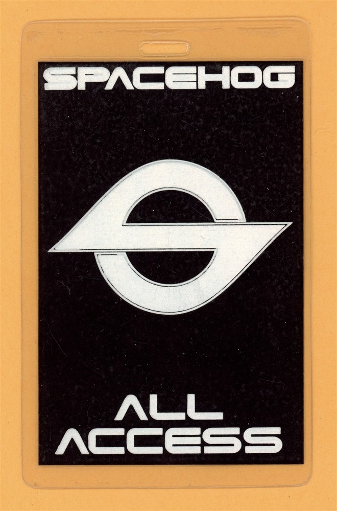 Spacehog 1998 Chinese Album Tour All Access Laminated Backstage Pass