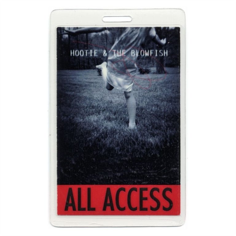 Hootie And The Blowfish 1998 Concert Tour Laminated Backstage Pass &