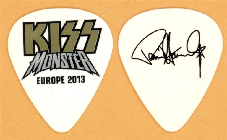 KISS Paul Stanley Vintage Guitar Pick - 2013 Monster Europe Tour