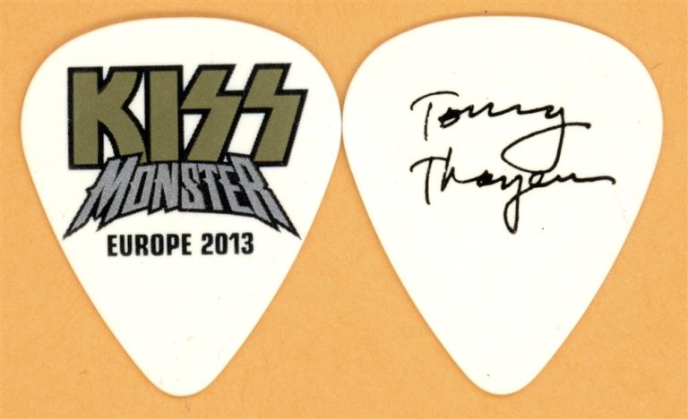 KISS Tommy Thayer Vintage Guitar Pick - 2013 Monster Europe Tour