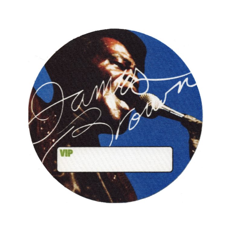 James Brown 2002 The Next Step Concert Tour VIP Backstage Pass