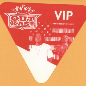 Outkast 2000 Stankonia Concert Tour VIP Backstage Pass