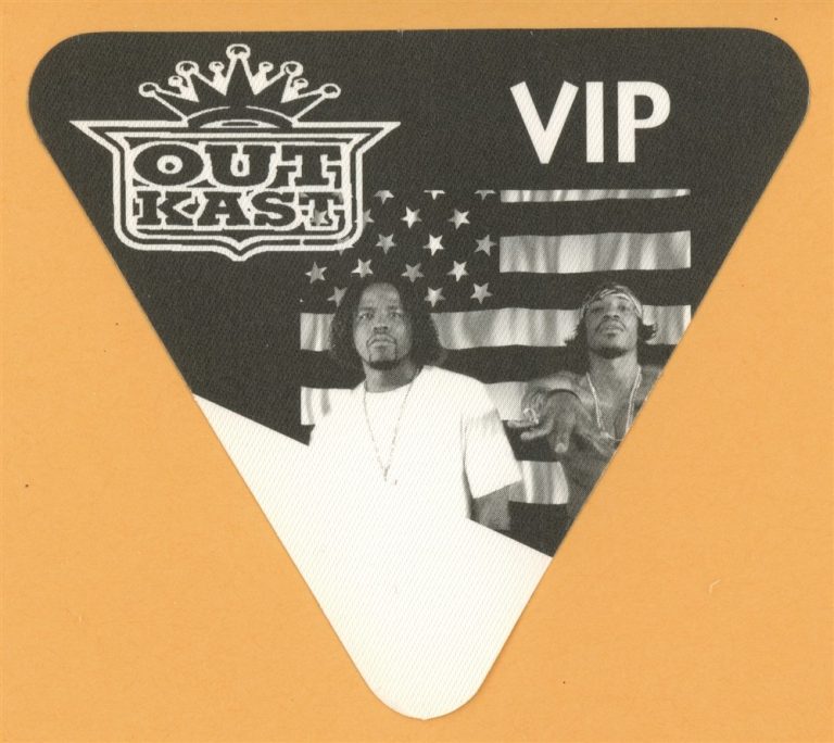 Outkast 2000 Stankonia Concert Tour VIP Backstage Pass