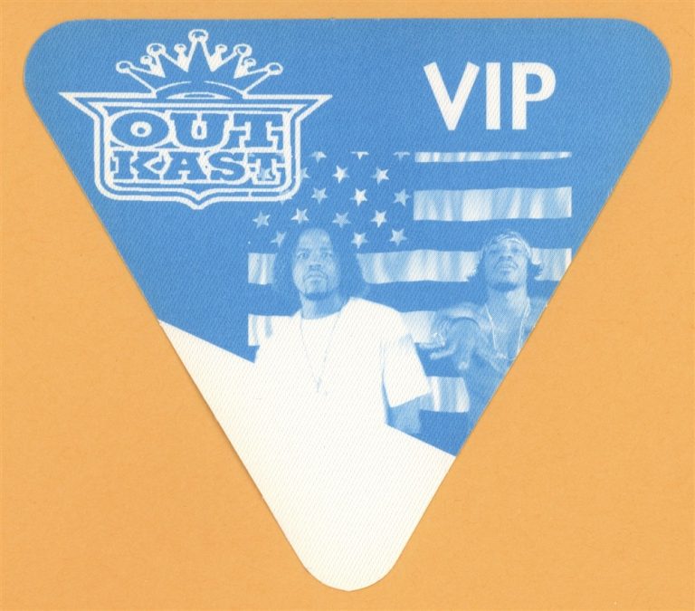 Outkast 2000 Stankonia Concert Tour VIP Backstage Pass
