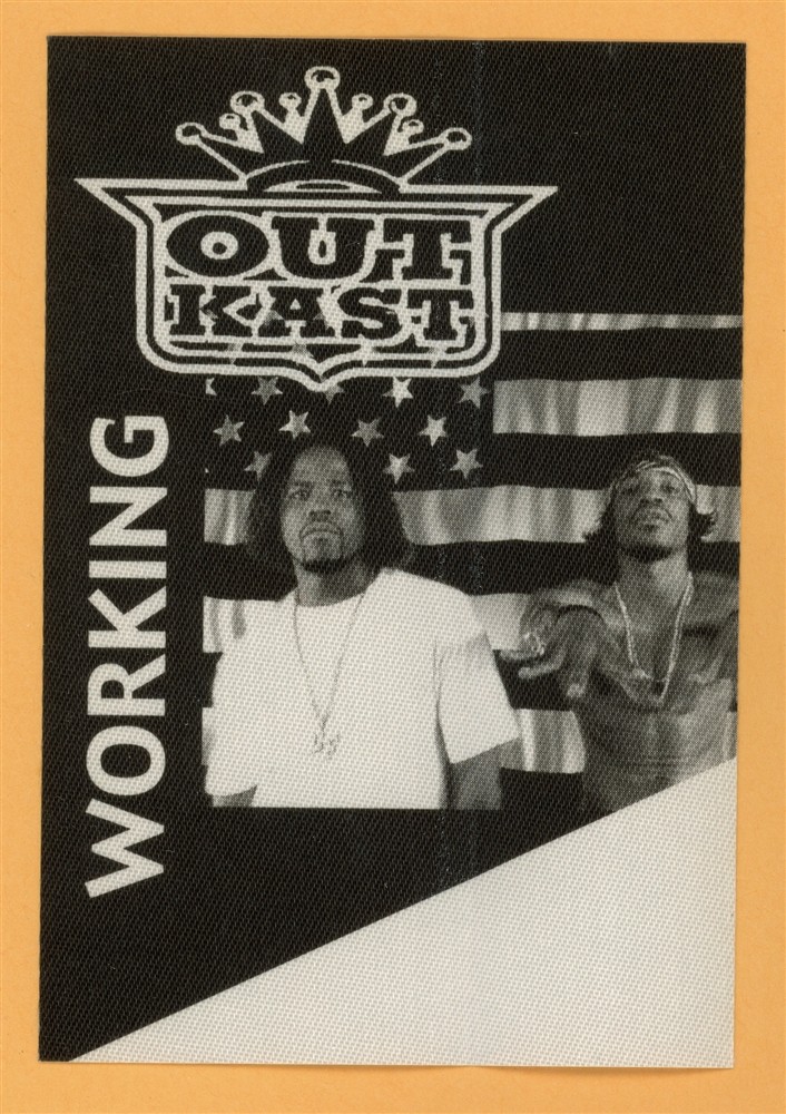 Outkast 2000 Stankonia Concert Tour WORKING Backstage Pass
