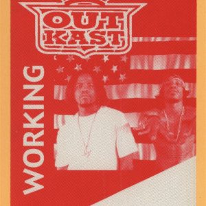Outkast 2000 Stankonia Concert Tour WORKING Backstage Pass