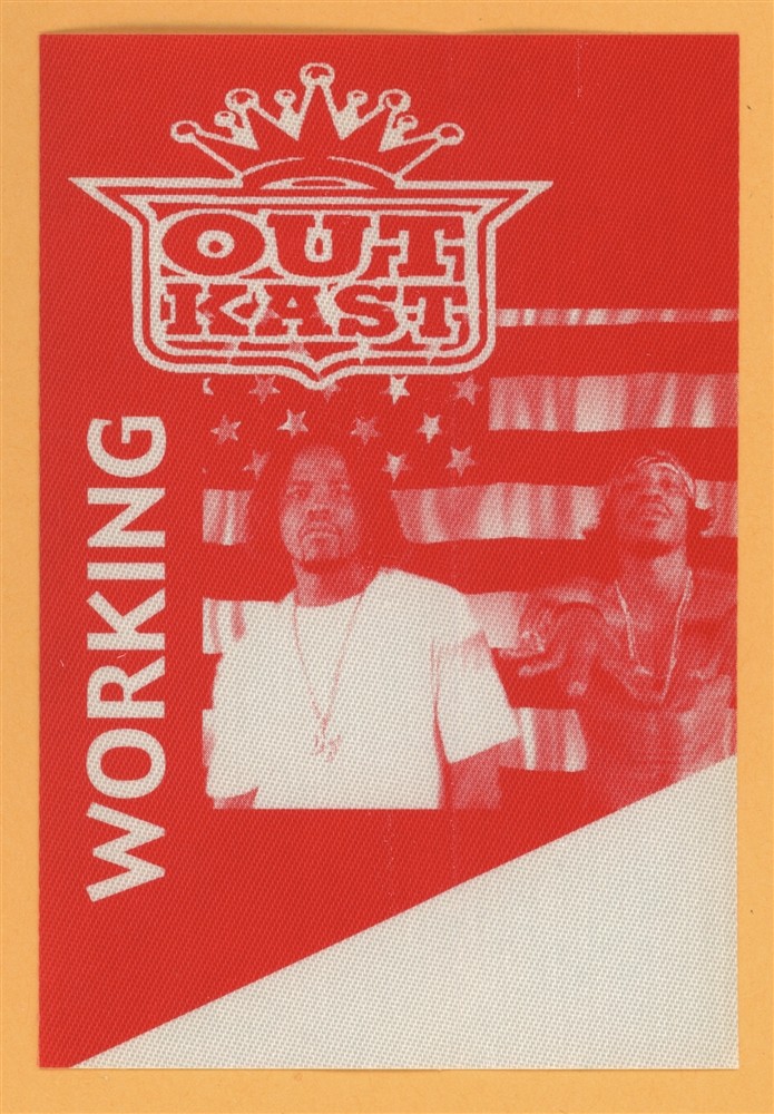 Outkast 2000 Stankonia Concert Tour WORKING Backstage Pass