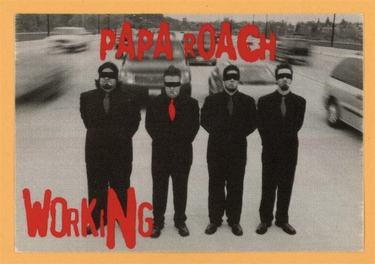 Papa Roach 2004 Getting Away with Murder Concert Tour Working Backstage Pass