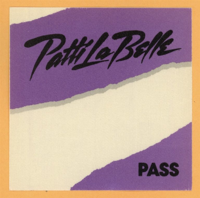 Patti La Belle 1986 Winner In You Concert Tour Backstage Pass