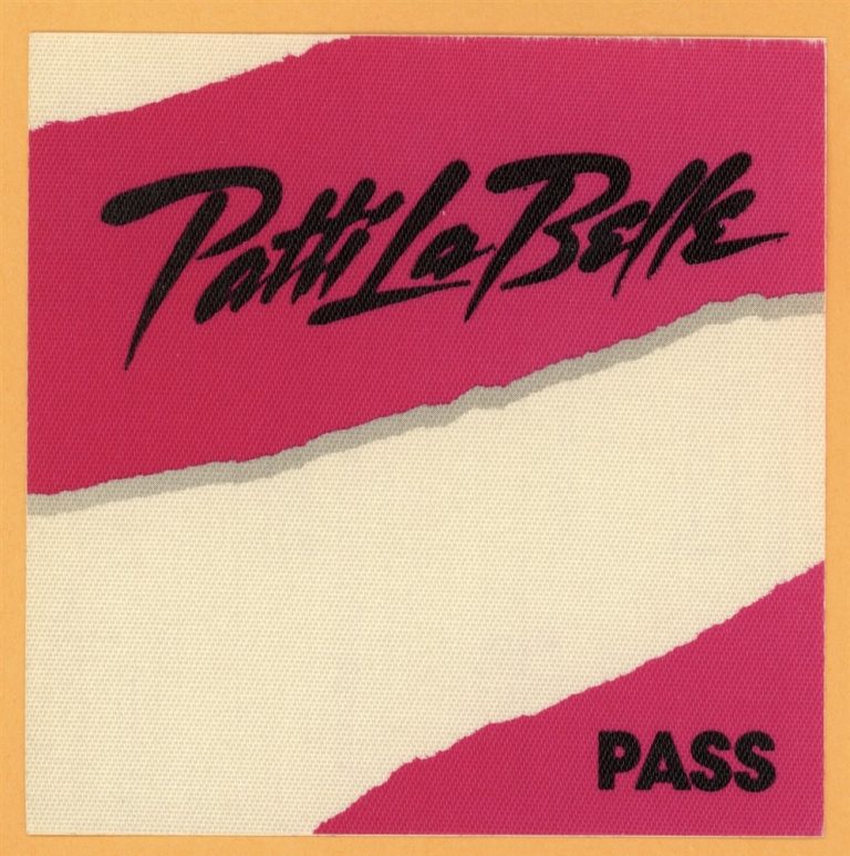 Patti La Belle 1986 Winner In You Concert Tour Backstage Pass