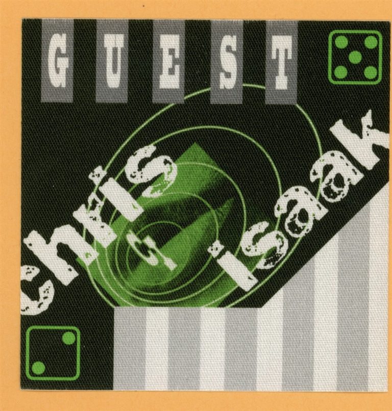 Chris Isaak 2002 Always Got Tonight Concert Tour GUEST Backstage Pass