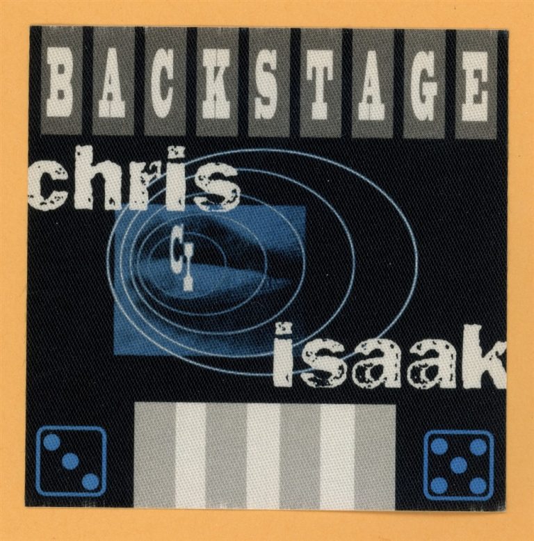 Chris Isaak 2002 Always Got Tonight Concert Tour Backstage Pass
