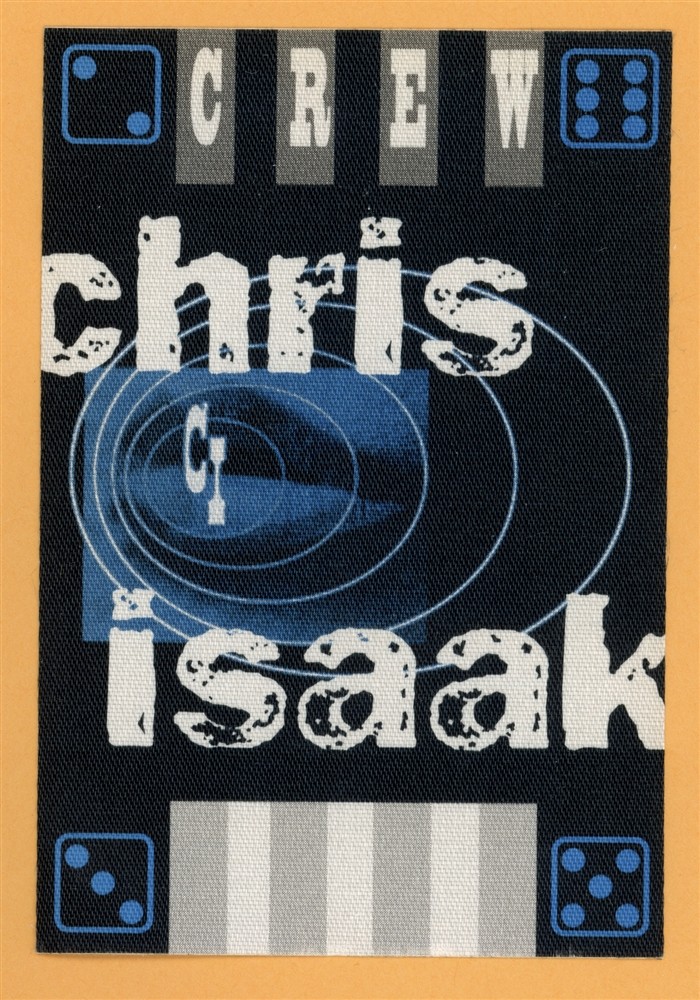 Chris Isaak 2002 Always Got Tonight Concert Tour CREW Backstage Pass