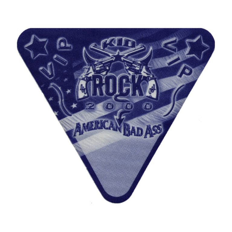Kid Rock 2000 American Bad Ass Concert Tour VIP Backstage Pass