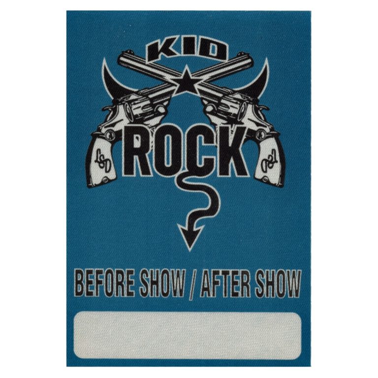 Kid Rock 1999 Devil Without a Cause Concert Tour Aftershow Backstage Pass