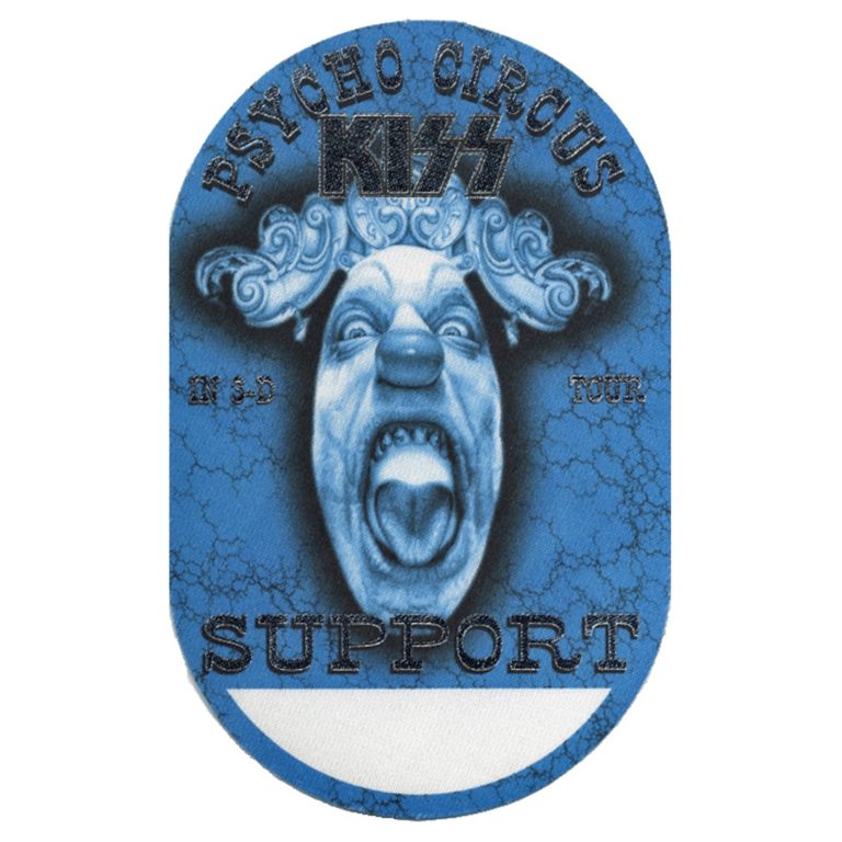 KISS 1998 Psycho Circus Concert Tour Support Backstage Pass