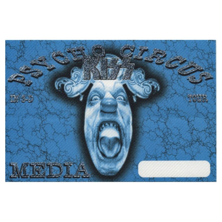KISS 1998 Psycho Circus Concert Tour Media Backstage Pass