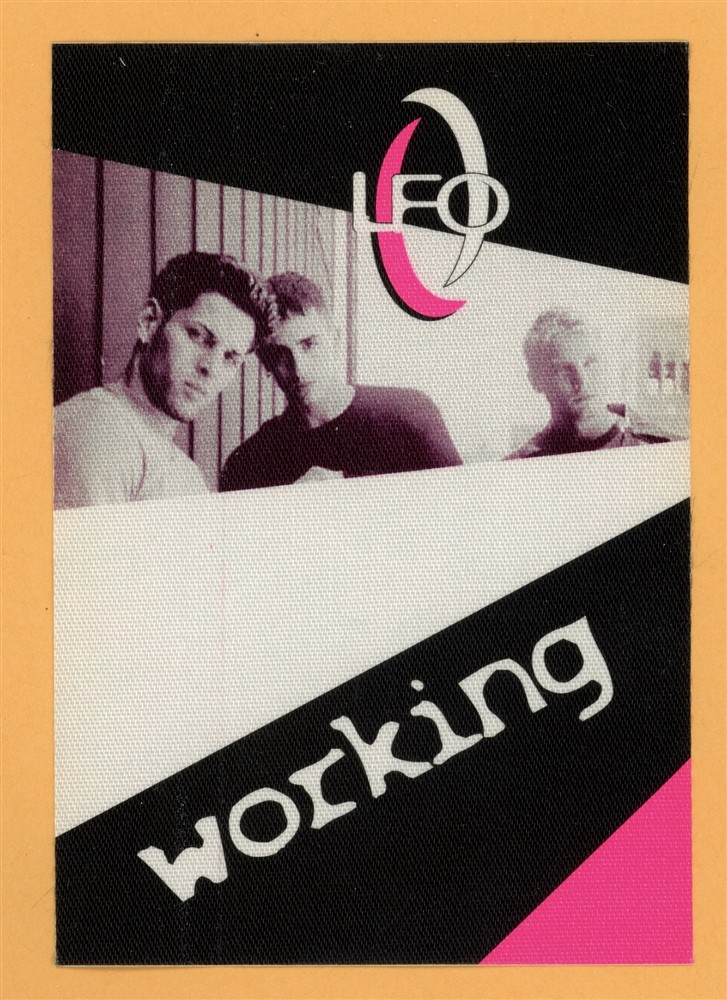 LFO 1999 Debut Concert Tour WORKING Backstage Pass