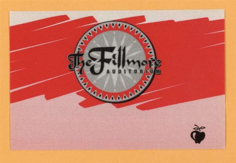 Tom Petty & The Heartbreakers 1997 Fillmore Concert Tour VIP Backstage Pass