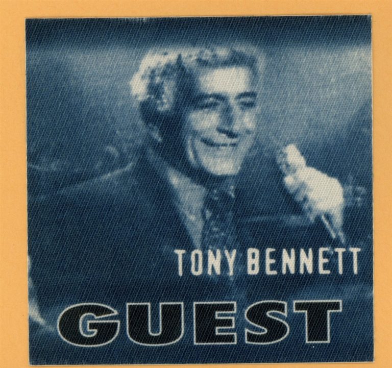 Tony Bennett 1994 Steppin' Out Concert Tour Guest Backstage Pass