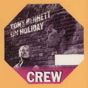 Tony Bennett 1997 On Holiday Concert Tour Crew Backstage Pass