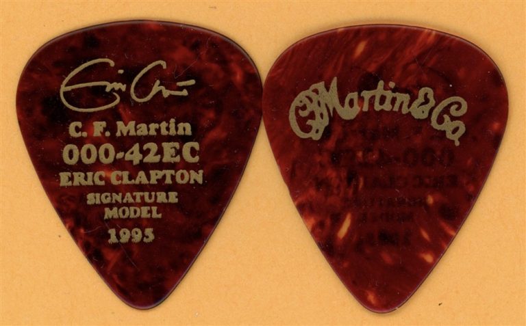 Eric Clapton Vintage Tour Guitar Pick - 1995 Martin Signature Series