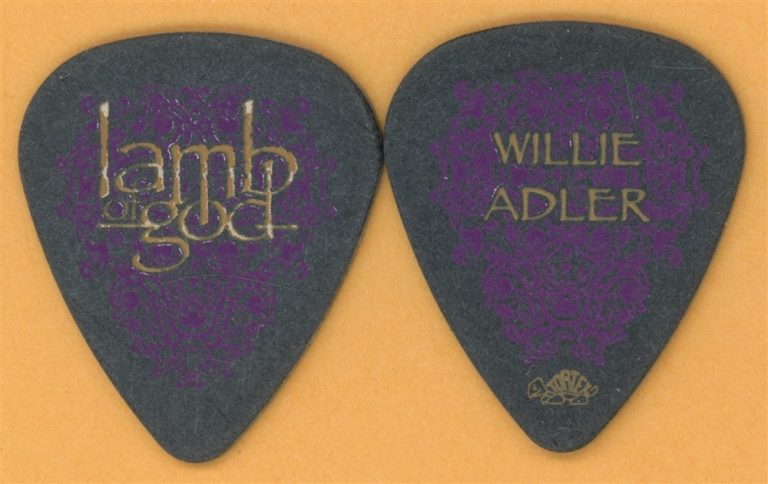 Lamb of God Willie Adler Vintage Guitar Pick - 2007 Sacrament Tour