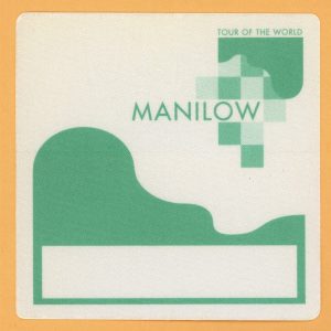 Barry Manilow 1997 Tour of the World Concert Backstage Pass