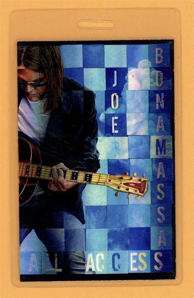 Joe Bonamassa 2006 You & Me Tour All Access Laminated Backstage Pass
