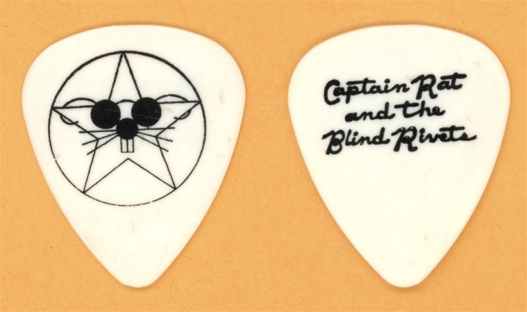 Captain Rat and the Blind Rivets Vintage Tour Guitar Pick