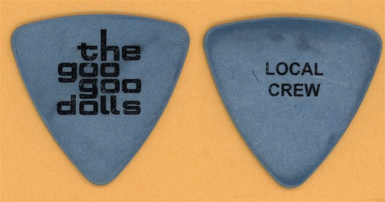 Goo Goo Dolls Johnny Rzeznik Vintage Guitar Pick - 1999 Dizzy Up The Girl Tour